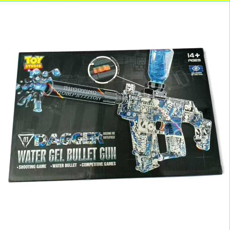 PROMO Mainan Pistol Mainan Peluru Gel Elektrik dengan Lampu LED | Air Blaster Gun Anak Aman & Seru