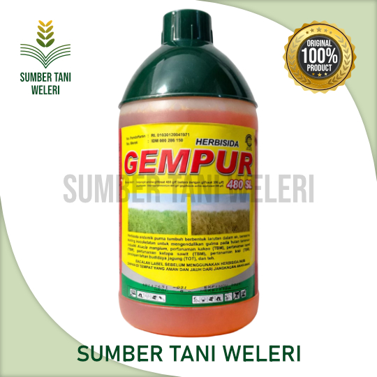 HERBISIDA GEMPUR 480 SL - HERBISIDA SISTEMIK NON SELEKTIF - 1 L - PT PETROKIMIA KAYAKU