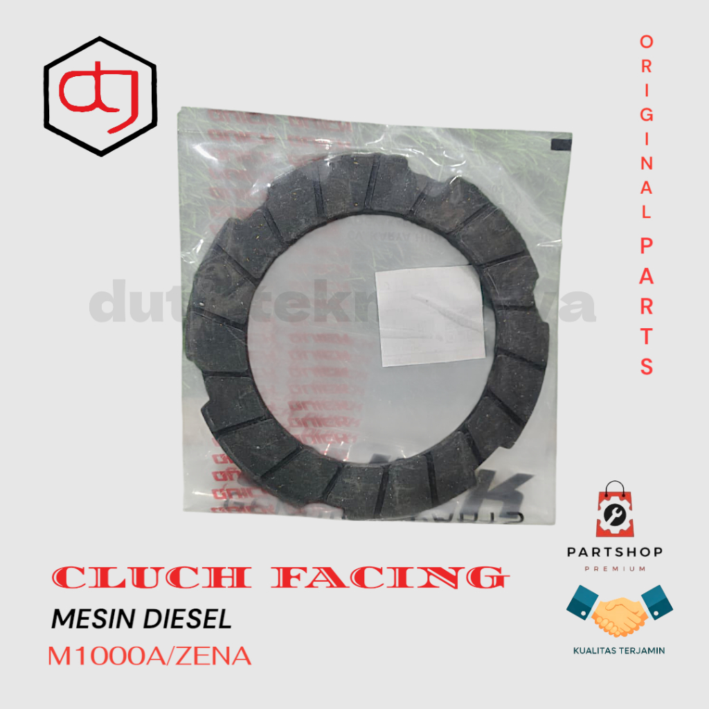CLUTCH FACINGTRAKTOR QUICK M 1000/ZENA KAMPAS KOPLING TRAKTOR M1000/ZENA ORIGINAL QUICK