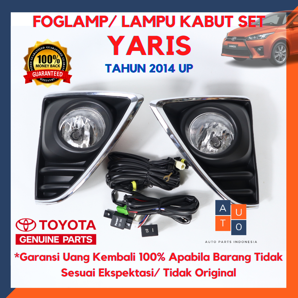 Fog Lamp All New Yaris 2014 2015 2016 2017