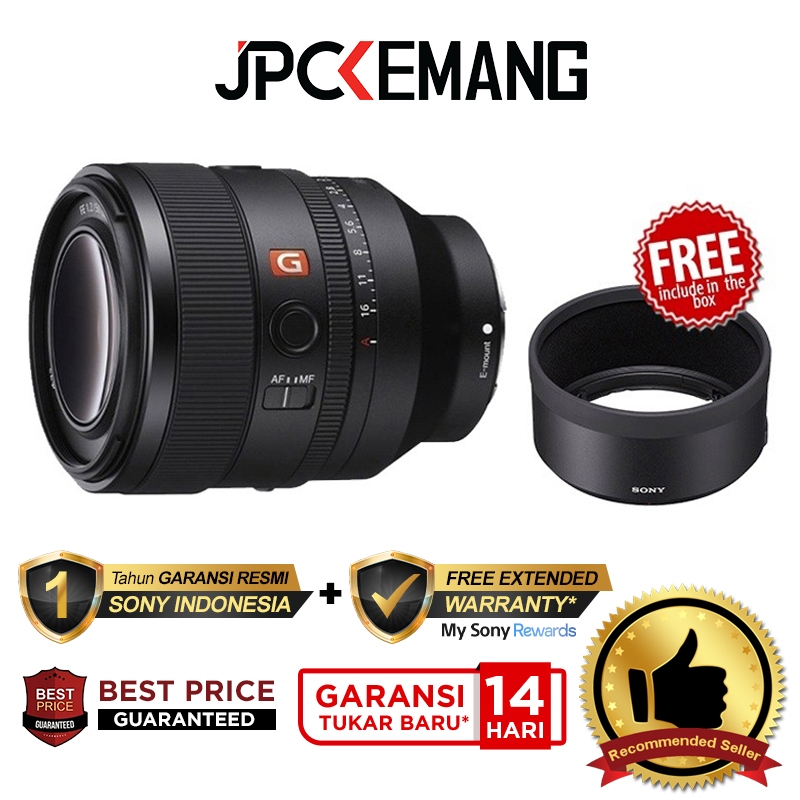 Sony FE 50mm f1.2 GM Sony FE 50mm f/1.2 Garansi Resmi