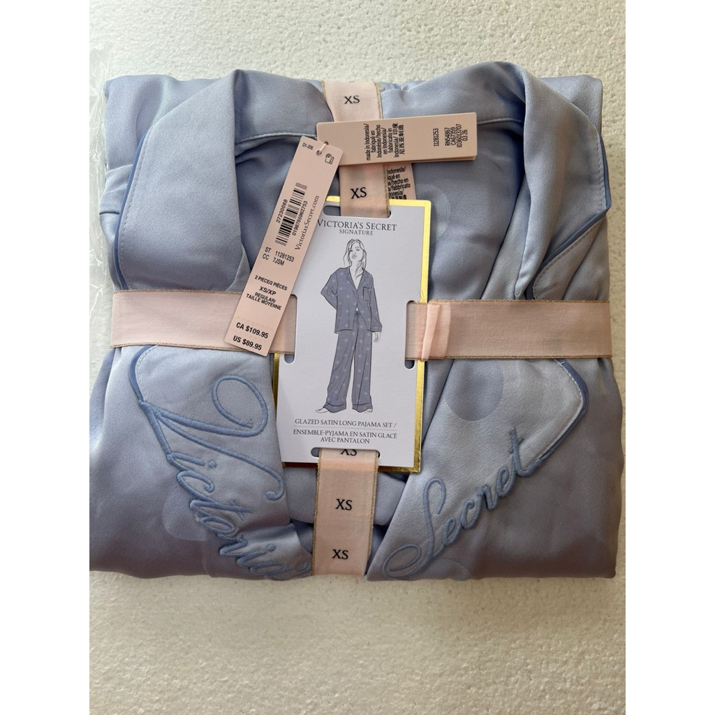 Victoria’s Secret Glazed Satin Long Pajamas