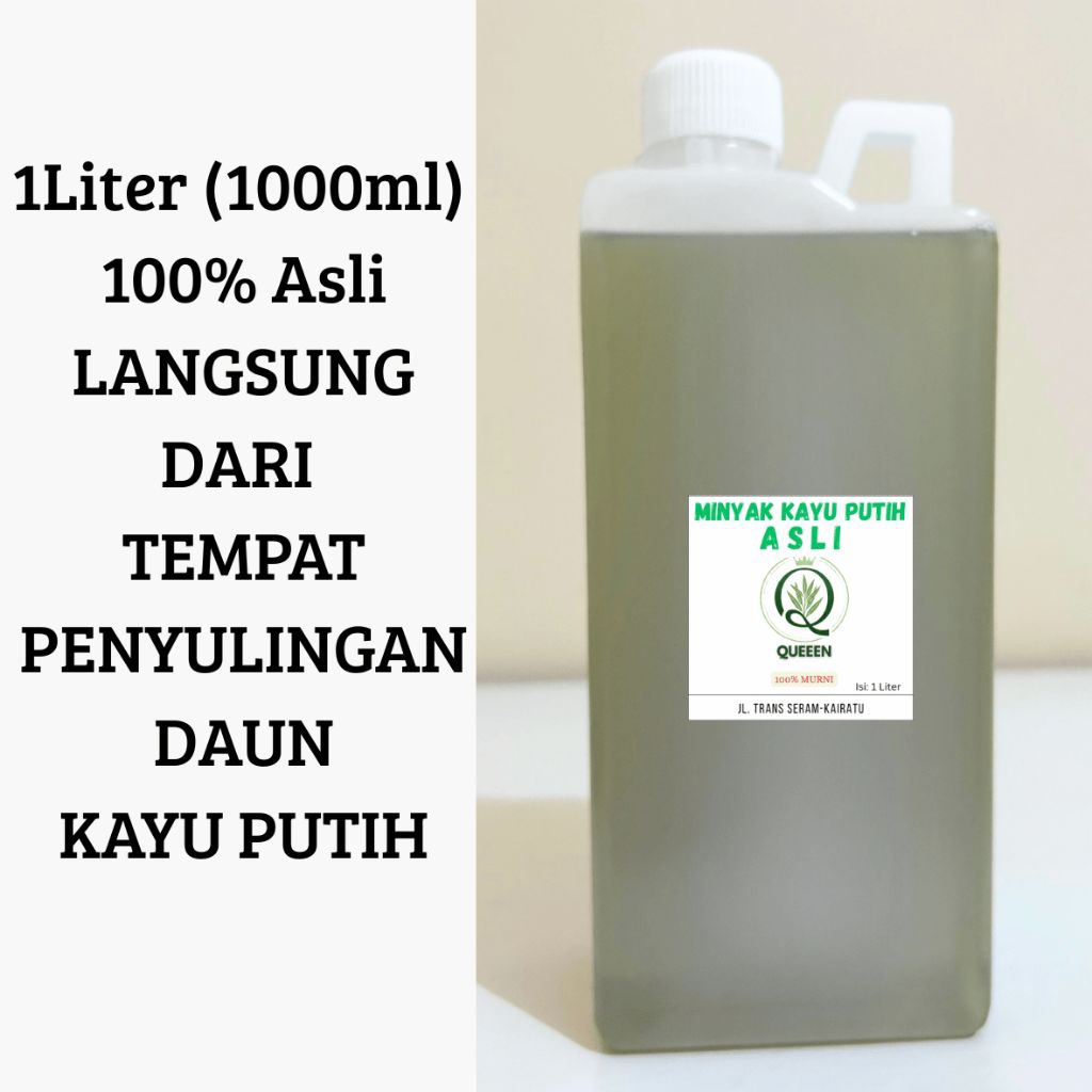 Minyak Kayu Putih Asli Ambon 1 Liter(1000ml) 100%Murni