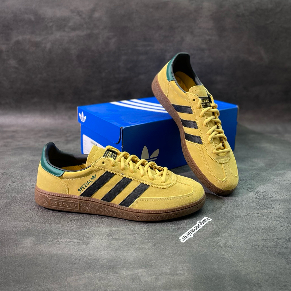 ADIDAS HANDBALL SPEZIAL [EQT YELLOW/CORE BLACK] #IH6598 HAGUSNEAKER GARANSI 100% ORIGINAL
