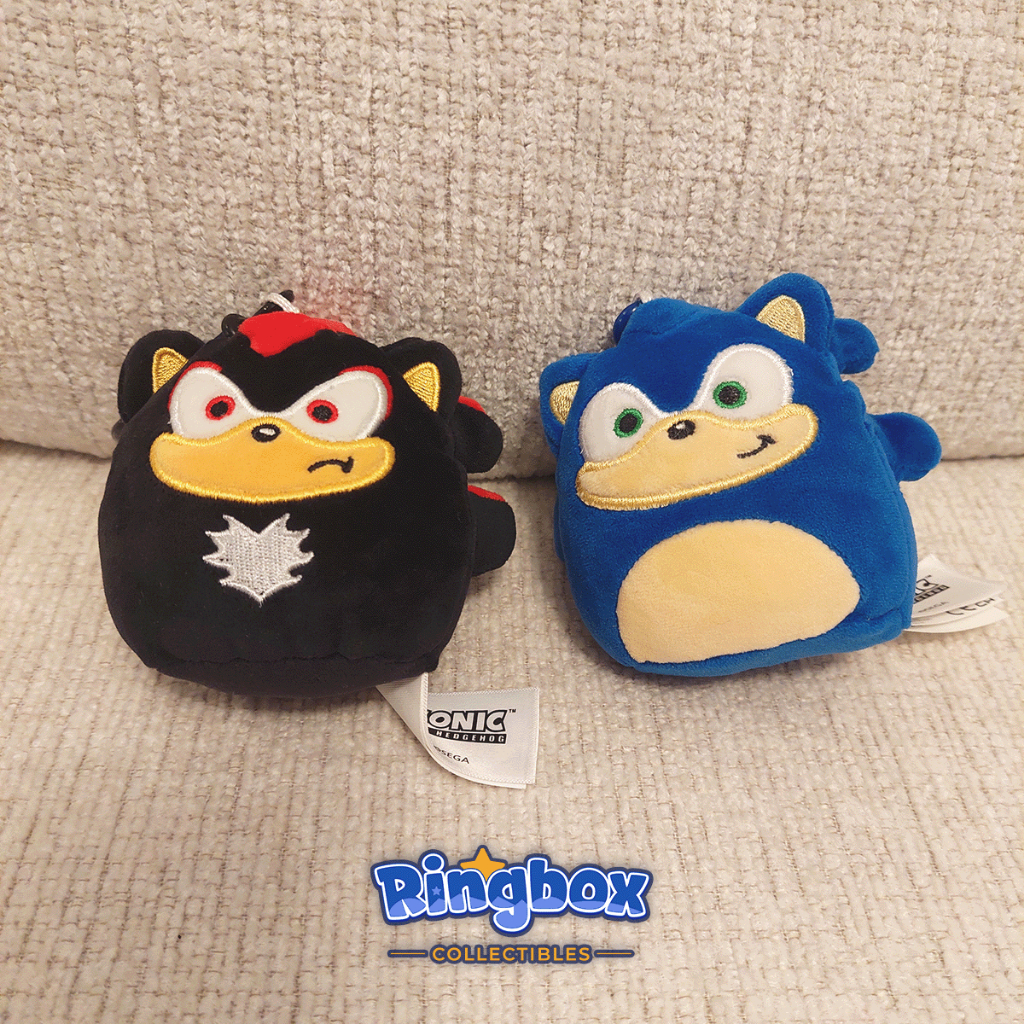 [OFFICIAL] Boneka Keychain Squishmallows Sonic Shadow Jazzwares Plush Doll 10 cm