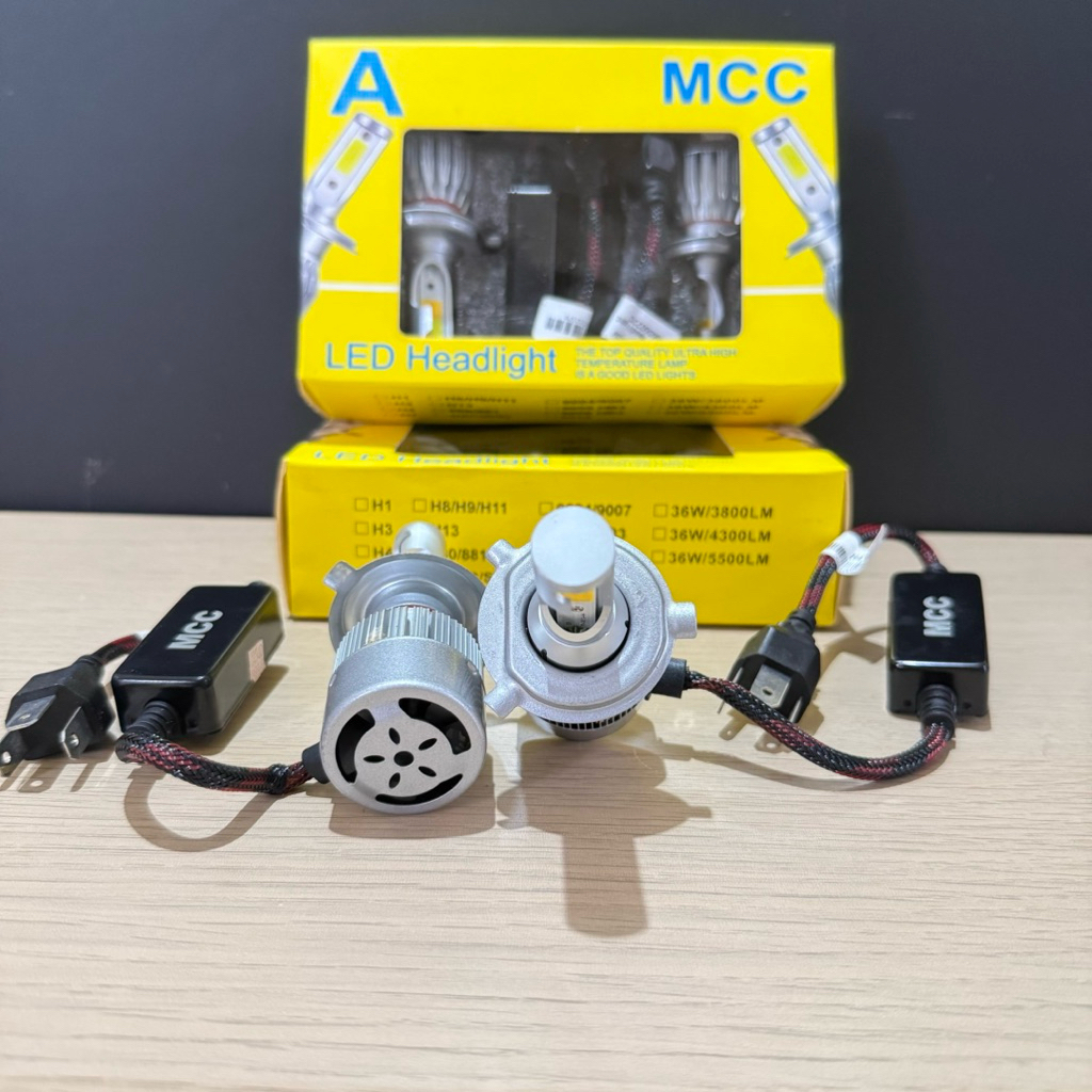 BOHLAMP LED H4 PUTIH - KUNING 2 WARNA LED H4 MCC