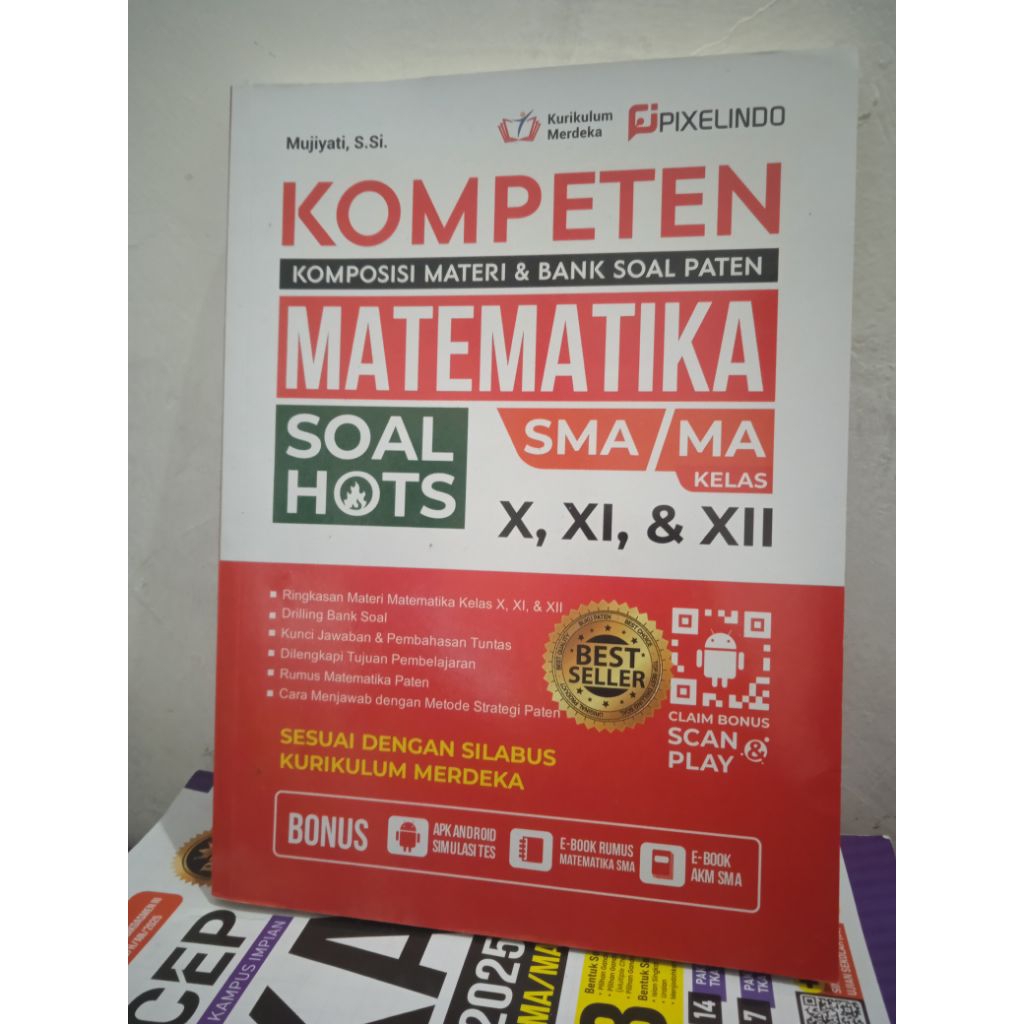 Buku KOMPETEN MATEMATIKA secondhand/preloved