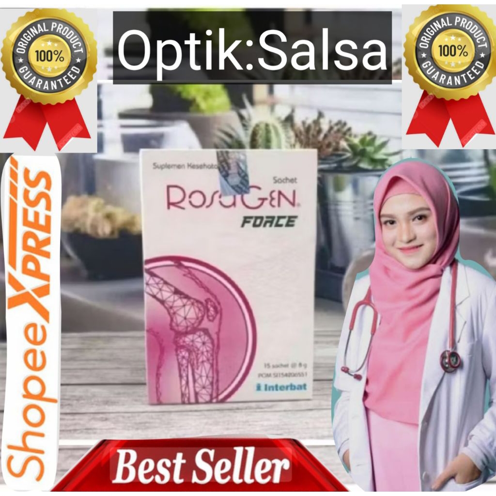 ROSAGEN 15 SACHET ORIGINAL ROSAGEN ASLI OBAT PERSENDIAN TULANG OTOT