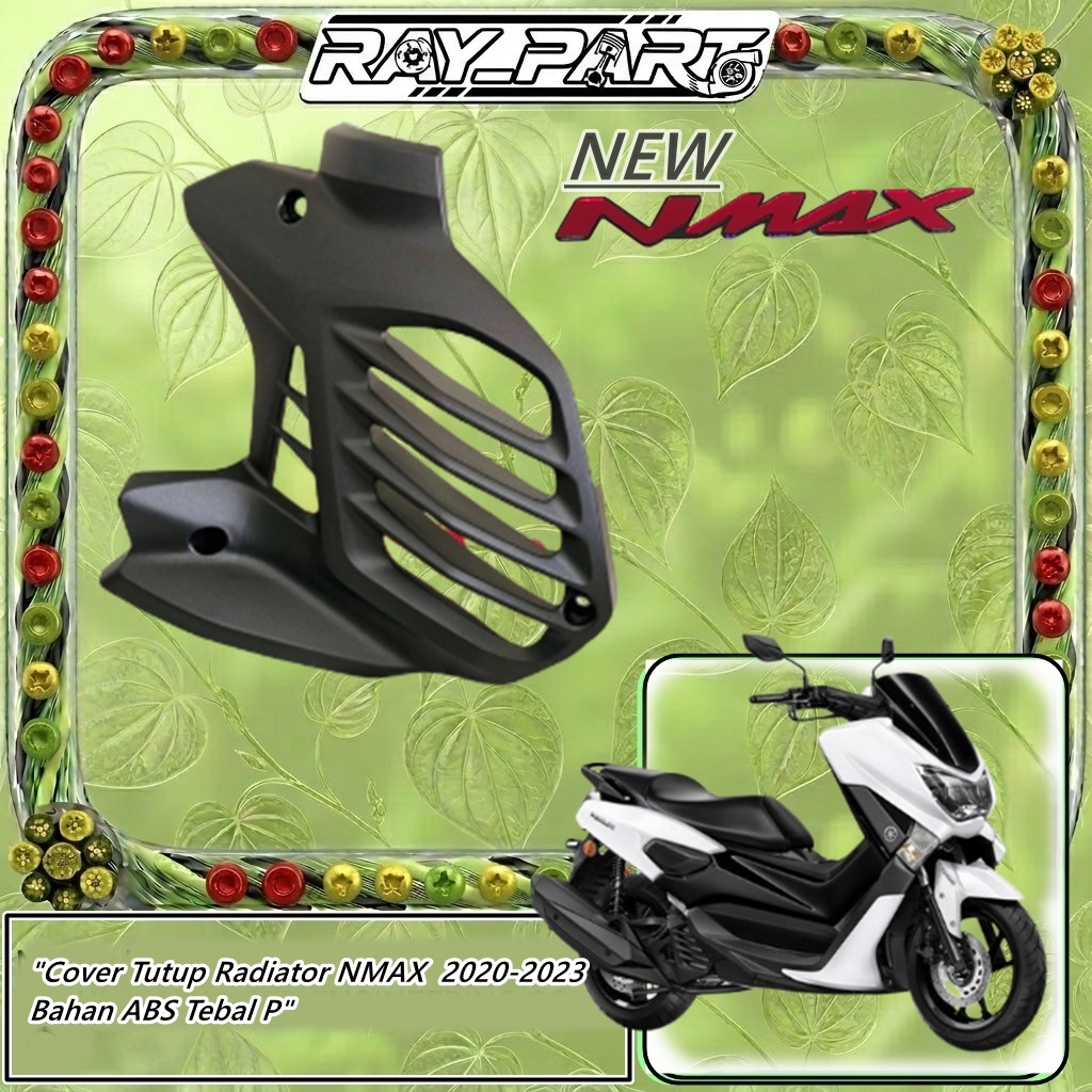 Tutup Radiator cover tutup pelindung kipas fan radiator Nmax 2020-2023 dan Nmax Neo