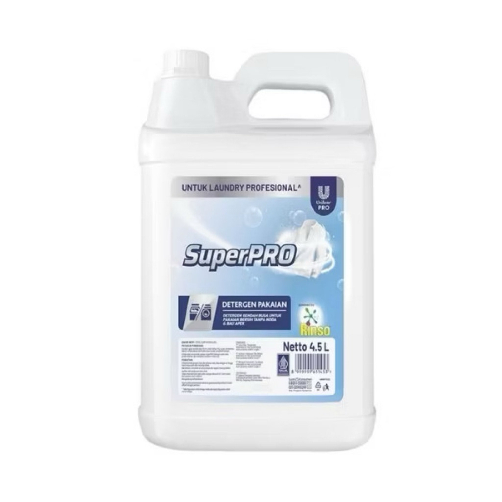 Rinso Superpro Deterjen Matic Cair Jerigen 4500ML