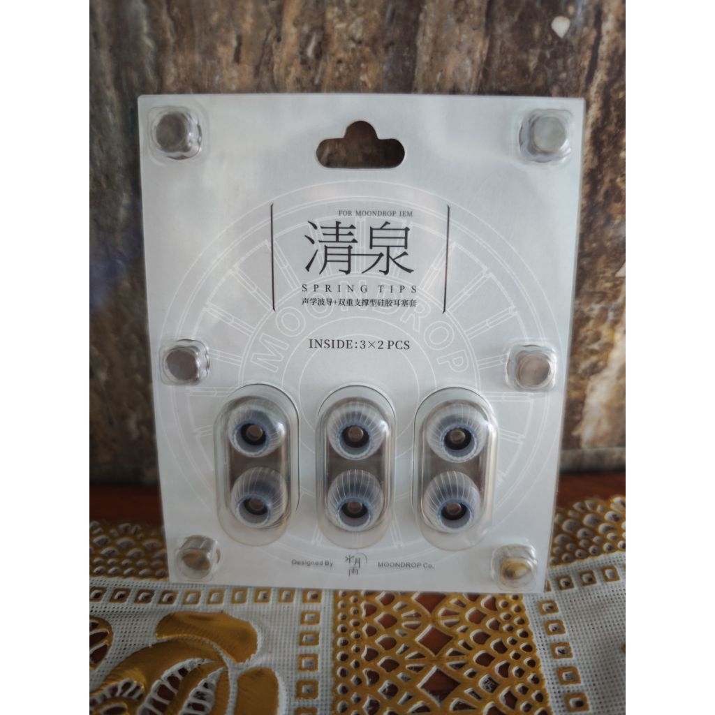 MOONDROP SPRING TIPS EARTIPS IEM, ukuran L