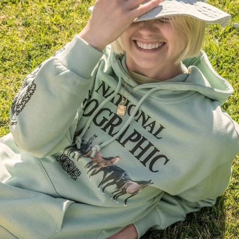 Hoodie sweeter Crewneck National geographic pria dan wanita original unisex, Hoodie polos, Hoodie pr