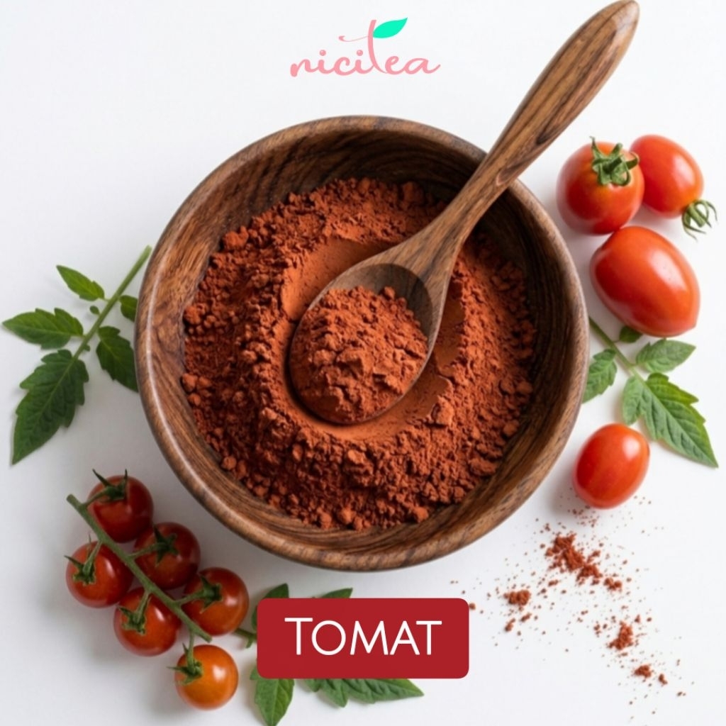 TOMATO POWDER 25gram - NICITEA / Bubuk Tomat / Superfood Powder / Bubuk Buah Tomat