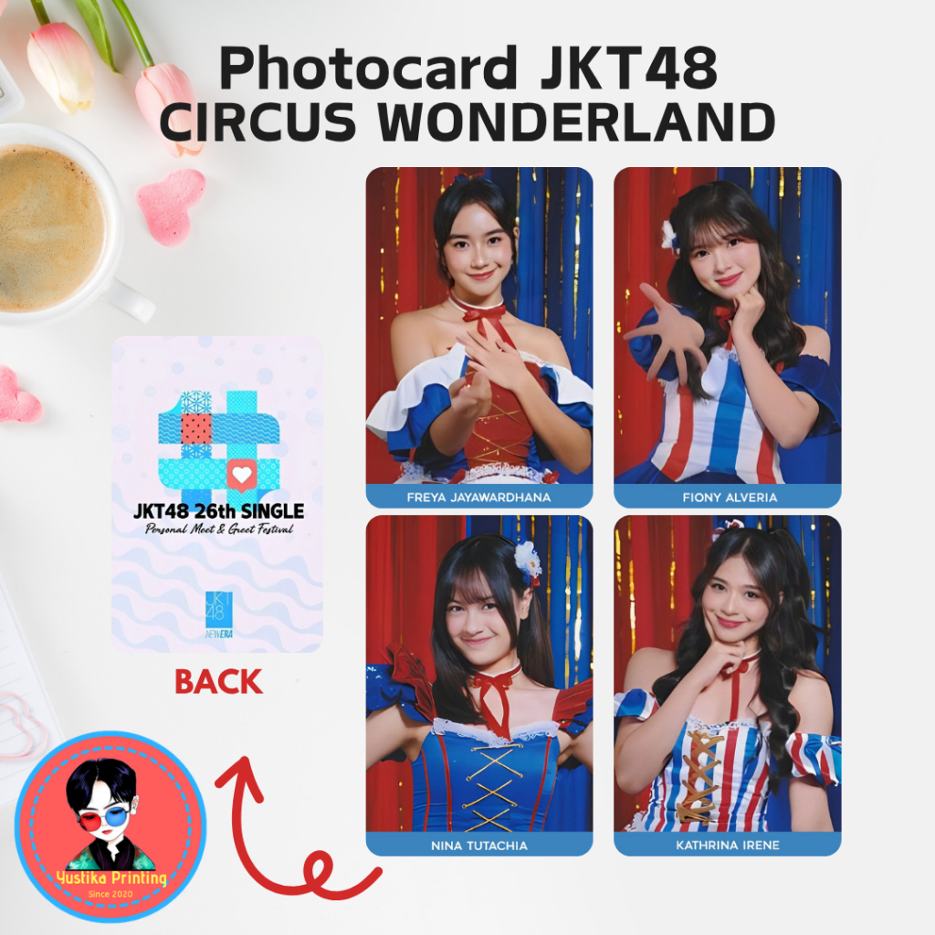 (SATUAN) UNOFFICIAL Premium Photocard JKT48 CIRCUS WONDERLAND - FREE INNER SLEEVE