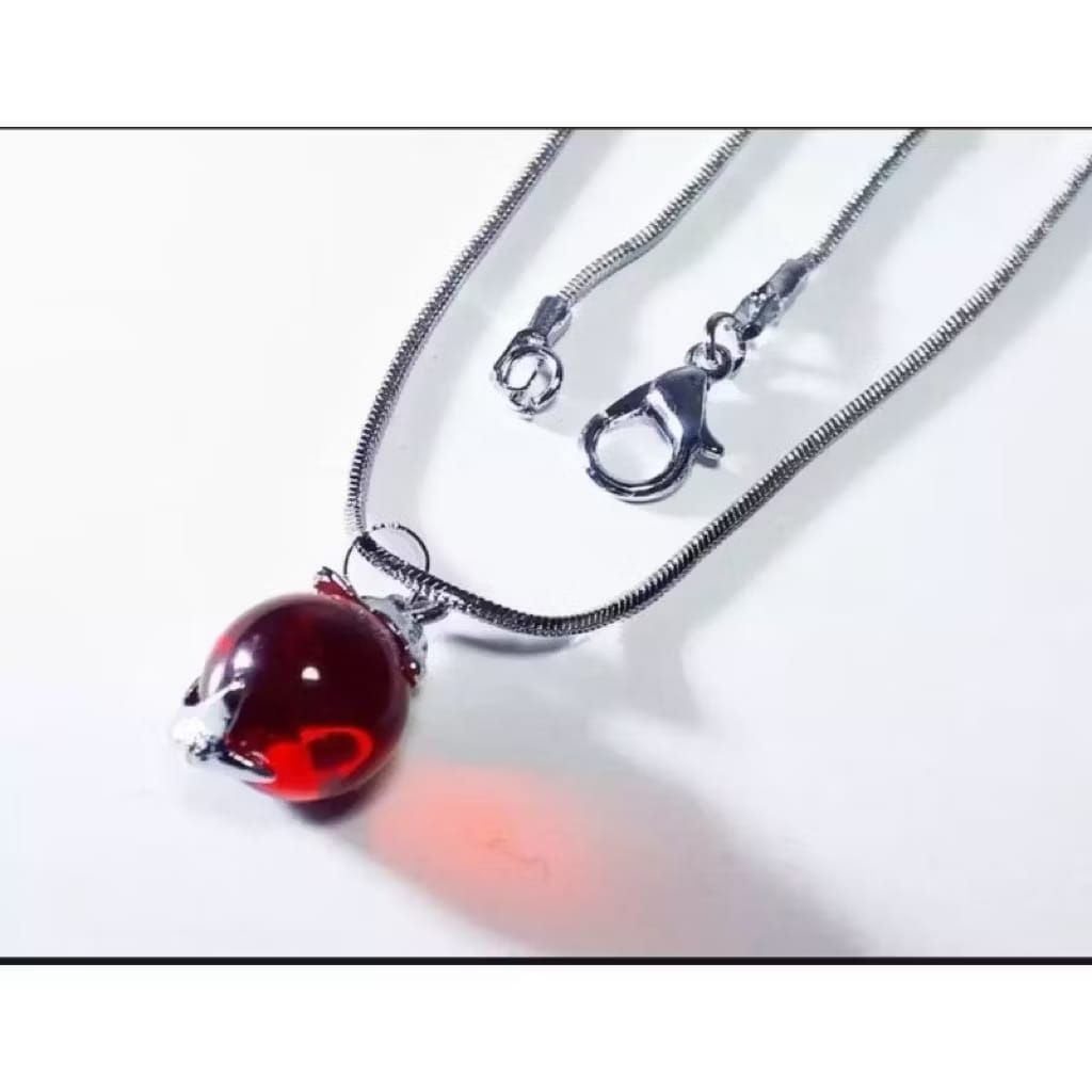 KALUNG LIONTIN GIOK LIONTIN TELUR LUMBA LUMBA TITANIUM ASLI