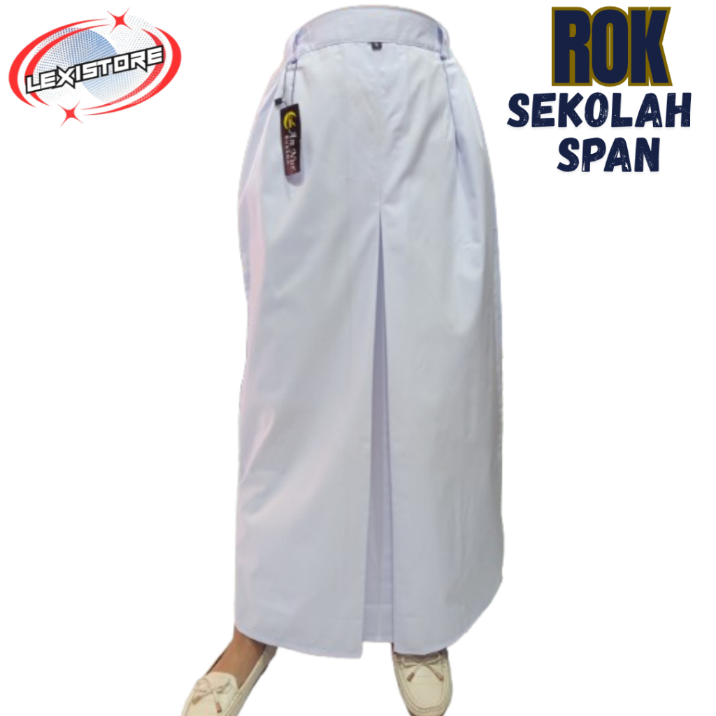 SERAGAM SEKOLAH WANITA SMP SMA ROK SPAN