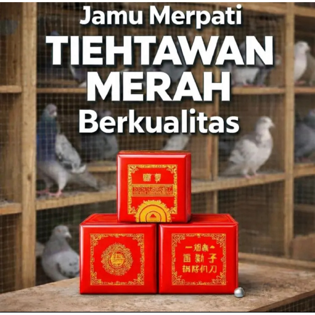 Tieh Ta Wan MERAH / VITAMIN Burung MERPATI Dan AYAM