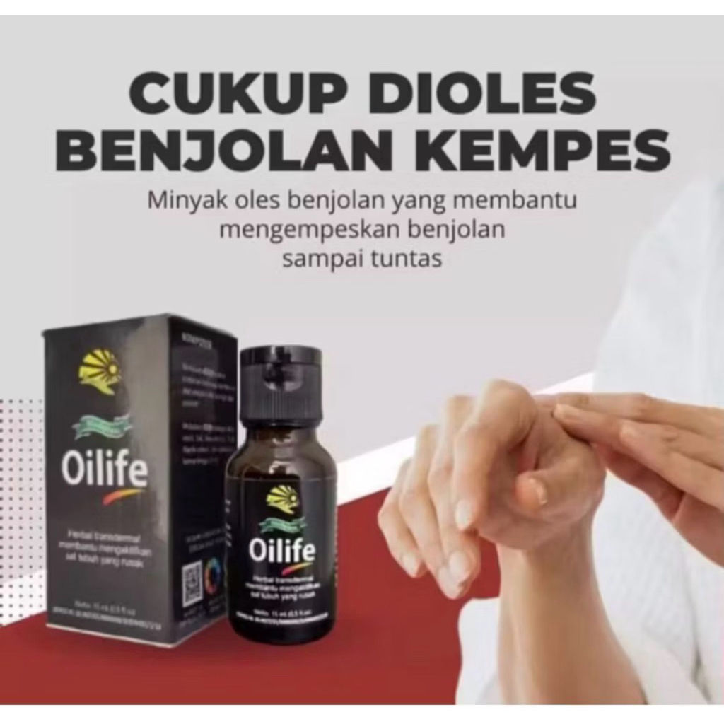OILIFE Obat Herbal Lipoma / Minyak Oles Lipoma membantu mengatasi keluhan LIPOMA
