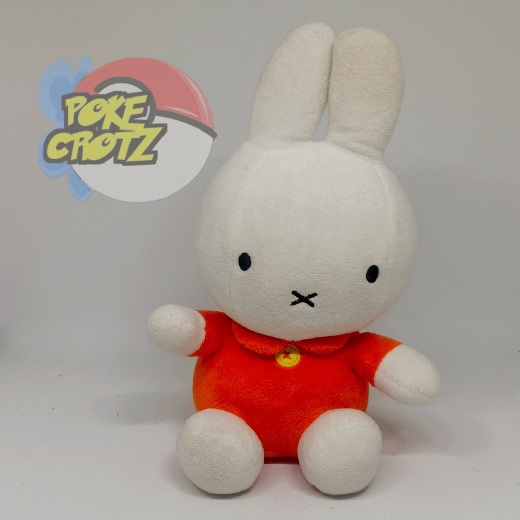Boneka CEK BRAND Douglas Miffy Small Classic orange Bunny Rabbit Plush Stuffed Animal Toy 21cm