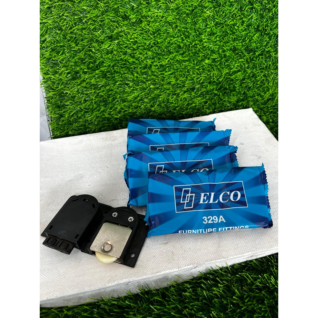 Roda pintu Sliding ELCO 330 / ELCO 329 roda rel Almari sleding / roda pintu lemari geser