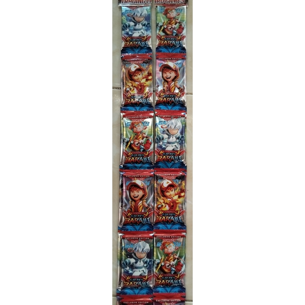 kartu boboiboy monsta/kartu galaxy boboiboy/trading card boboiboy
