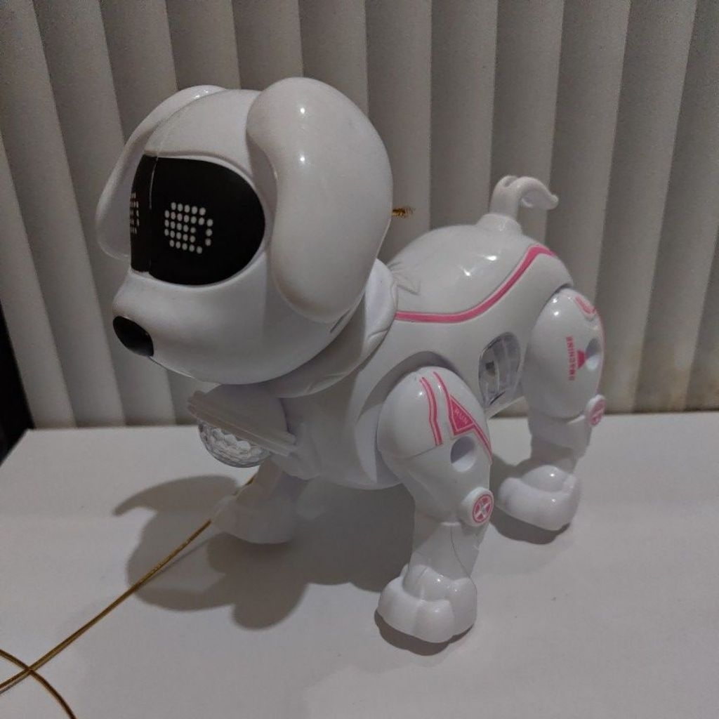 MAINAN ROBOT ANJING BATRAI BISA JALAN+MUSIK