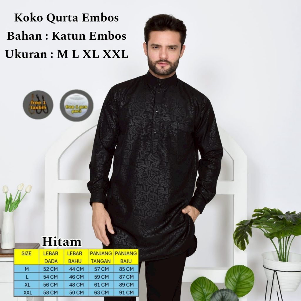 Kurta Pria Dewasa, Koko Pria Dewasa, Muslim Pria Dewasa