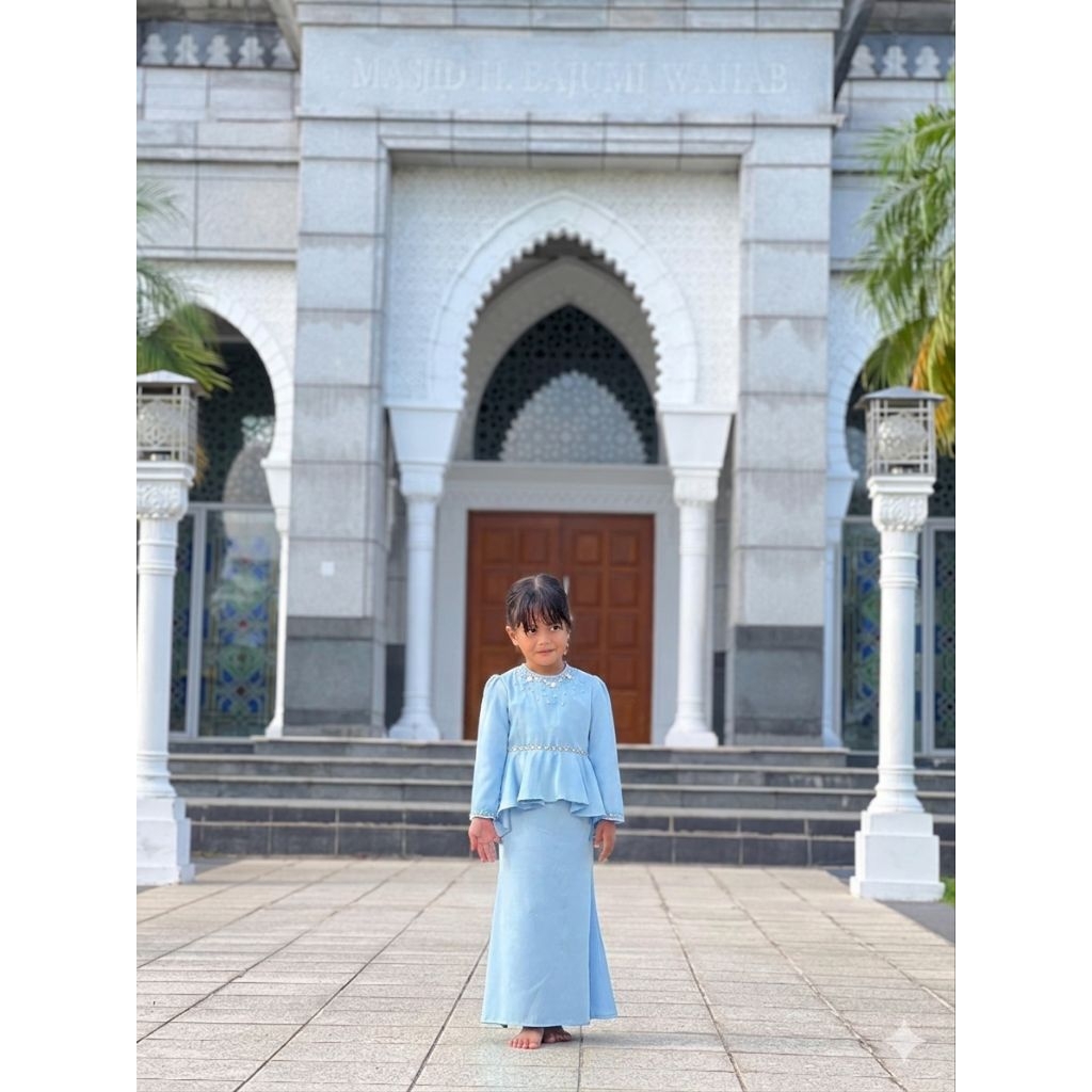 Nessya Dress pesta anak perempuan/baju gamis anak model duyung,dress simple mewah anak,