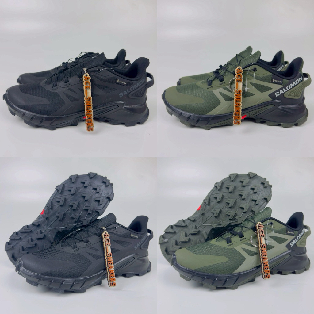 Sepatu Salomon Supercross 4 GTX Black