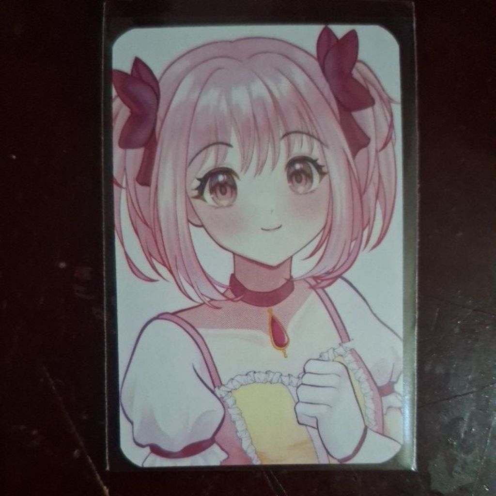 [fanmerch] photocard puella magi madoka magica - madoka