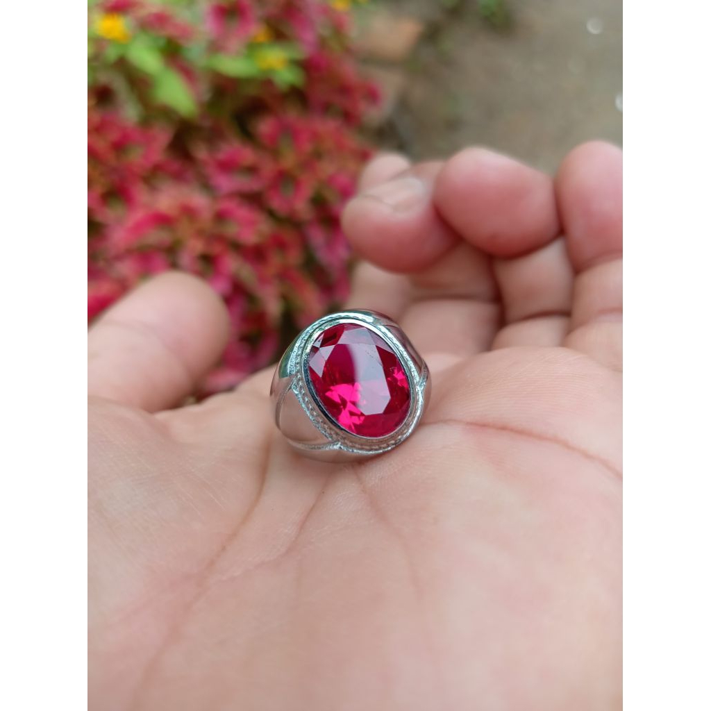 Batu Merah Siem Bangkok Asli original ( Real pict)