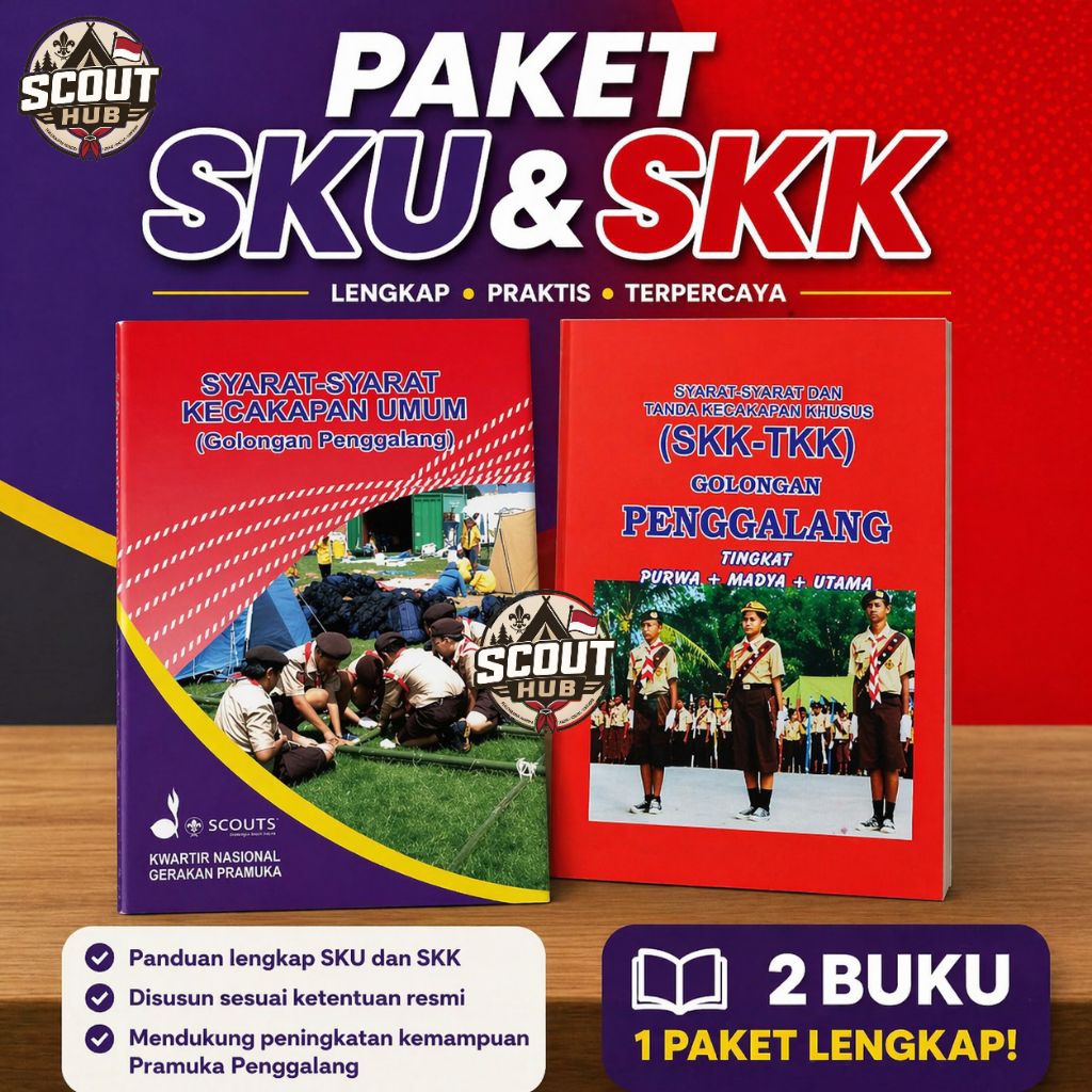 PAKET SKU & SKK PENGGALANG | SKU PRAMUKA PENGGALANG | SKK PRAMUKA PENGGALANG