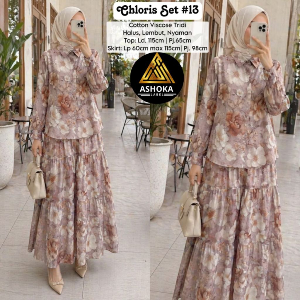 CHORIS SETELAN ROK RAYON by ASHOKA