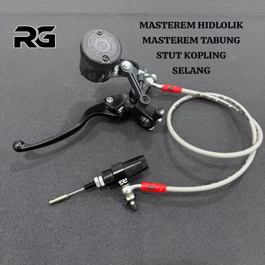 paket stut kopling selang 95cm 130cm paket hidrolik kopling satria fu mx king ninja cbr vixion