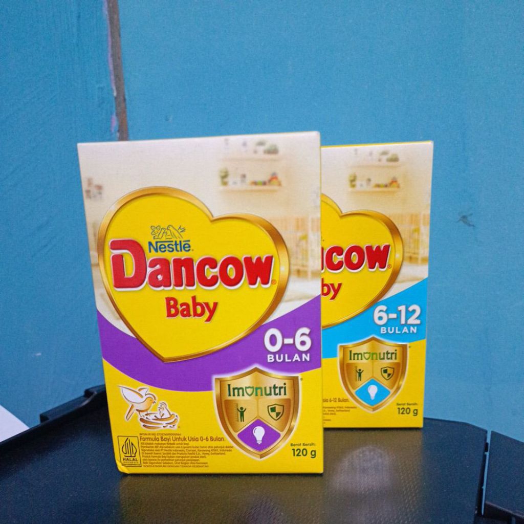 DANCOW BABY UMUR 0-6 BULAN/6-12 BULAN 120 GRAM