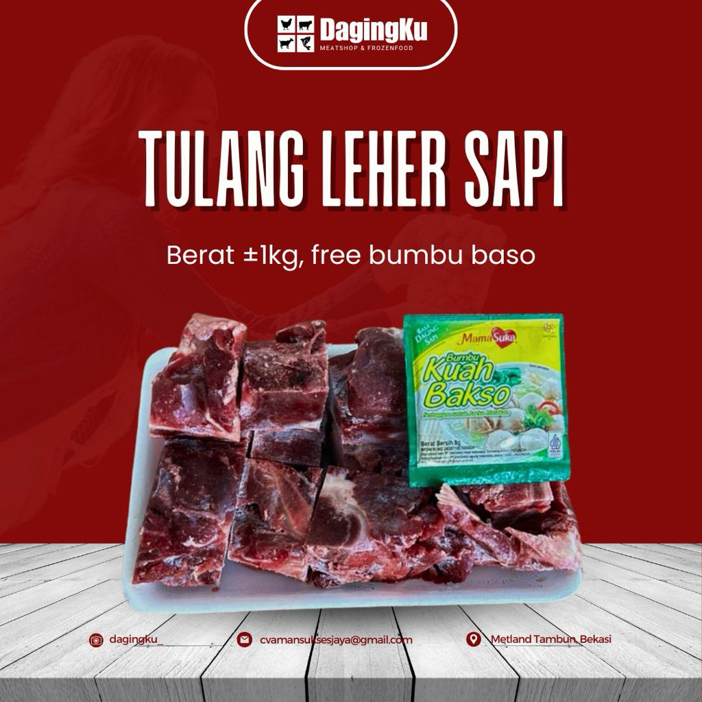 Tulang Leher Sapi