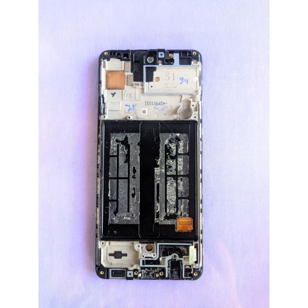 Lcd + frame Samsung a51 original copotan
