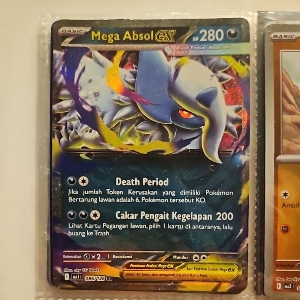 Kartu Pokemon Mega Absol ex RR