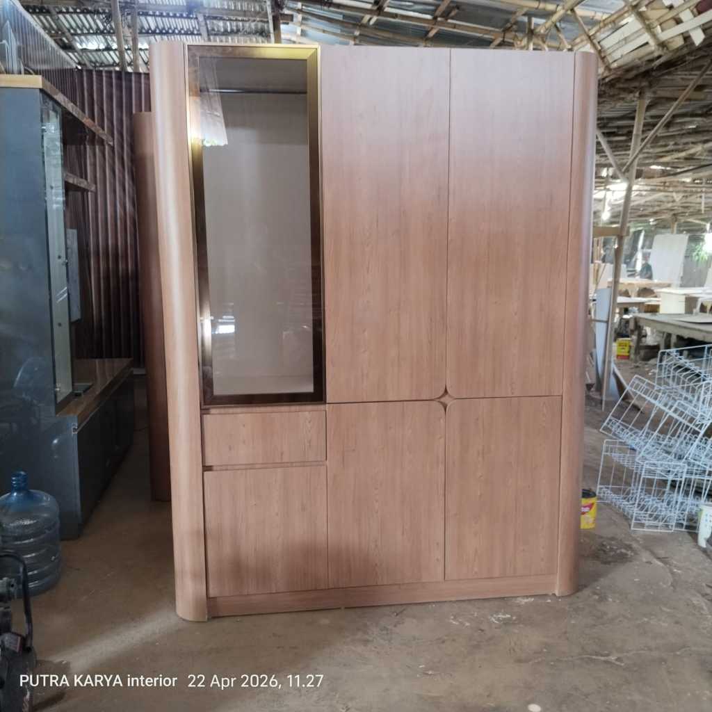 Only jabodetabek / Lemarii pakaian / lemari penyimpanan hpl / lemari pakaian minimaliss / lemari  pa
