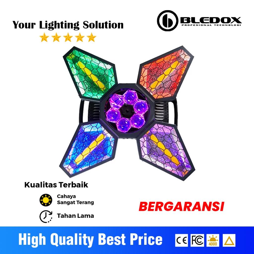 Lampu Retro 4 Baling Terbaru 2026 Lampu Kipas Prindapan Besar Lampu Lighting Horeg Miniatur Lighting