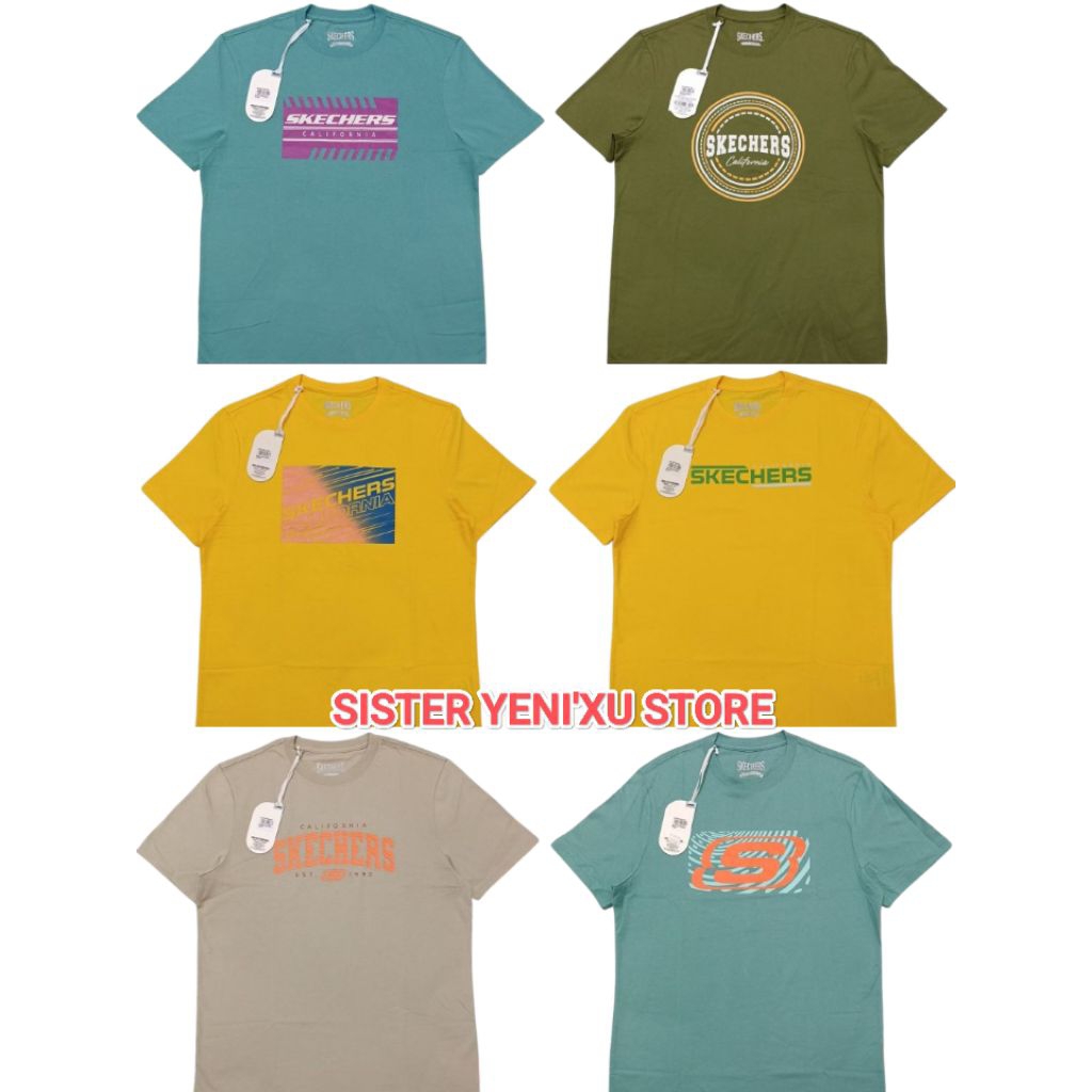 Kaos Skechers Pria Katun Tshirt Men