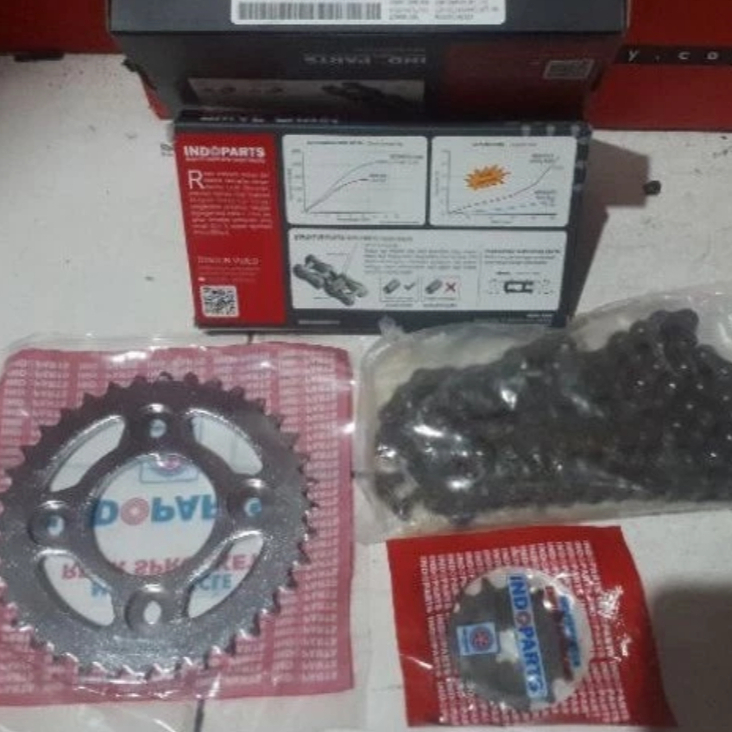 Gearset Gear Gir Set Rantai Supra Fit New Revo 100 Indoparts Asli Ktl