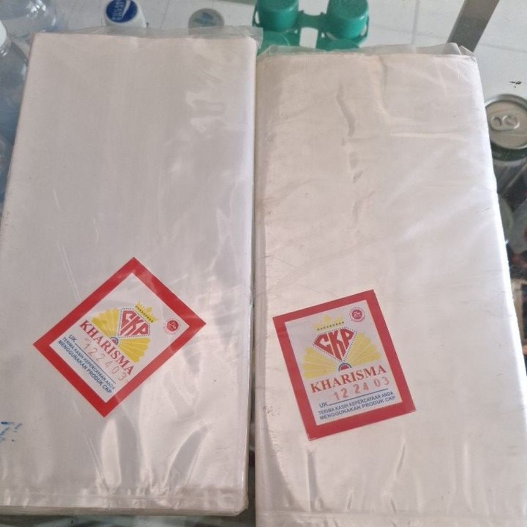 Plastik PP bening Kharisma 12x24 (1/2kg) murah
