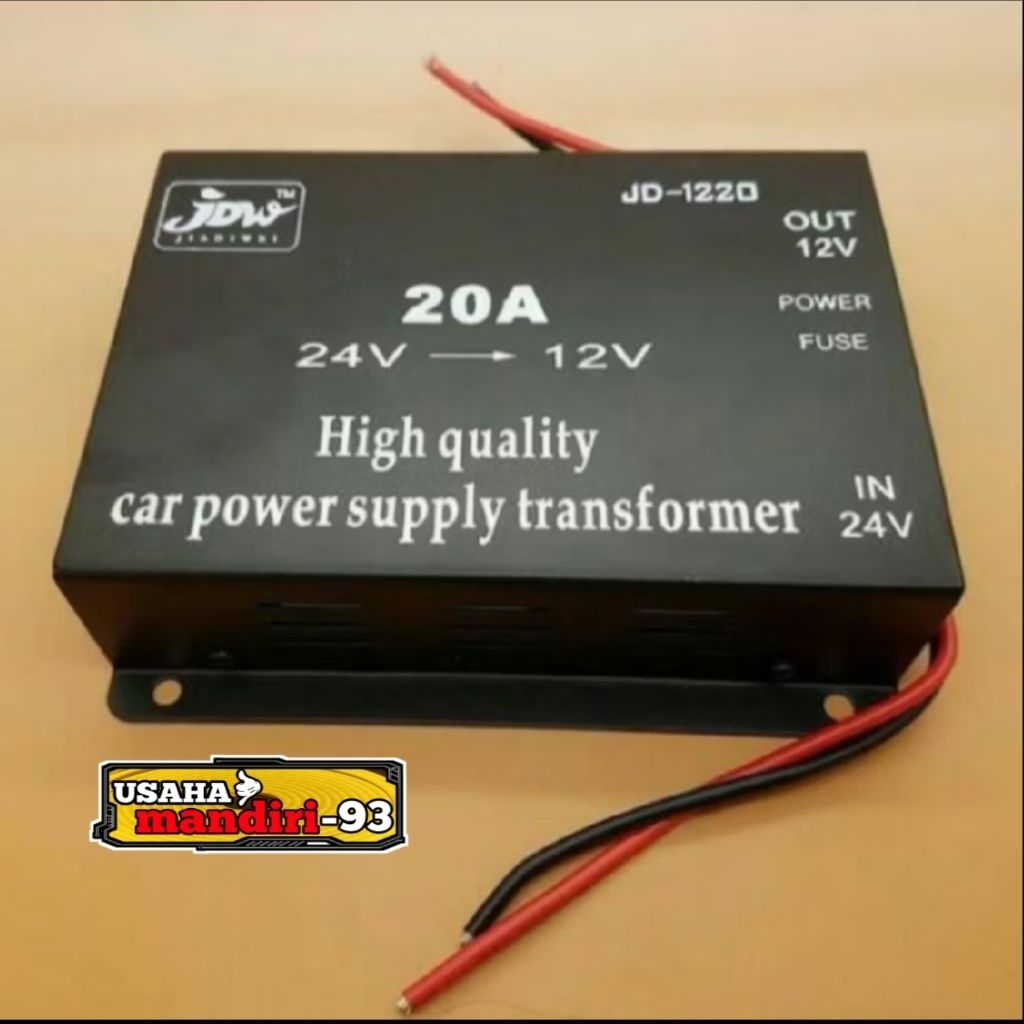 Conventer JDW 20A DC 24V ke DC 12V