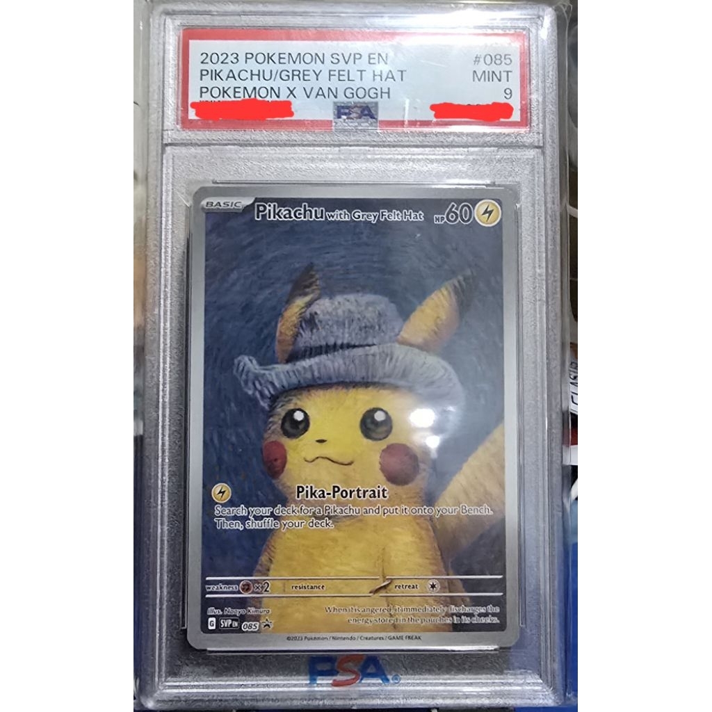 Pikachu Van Gogh PSA 9