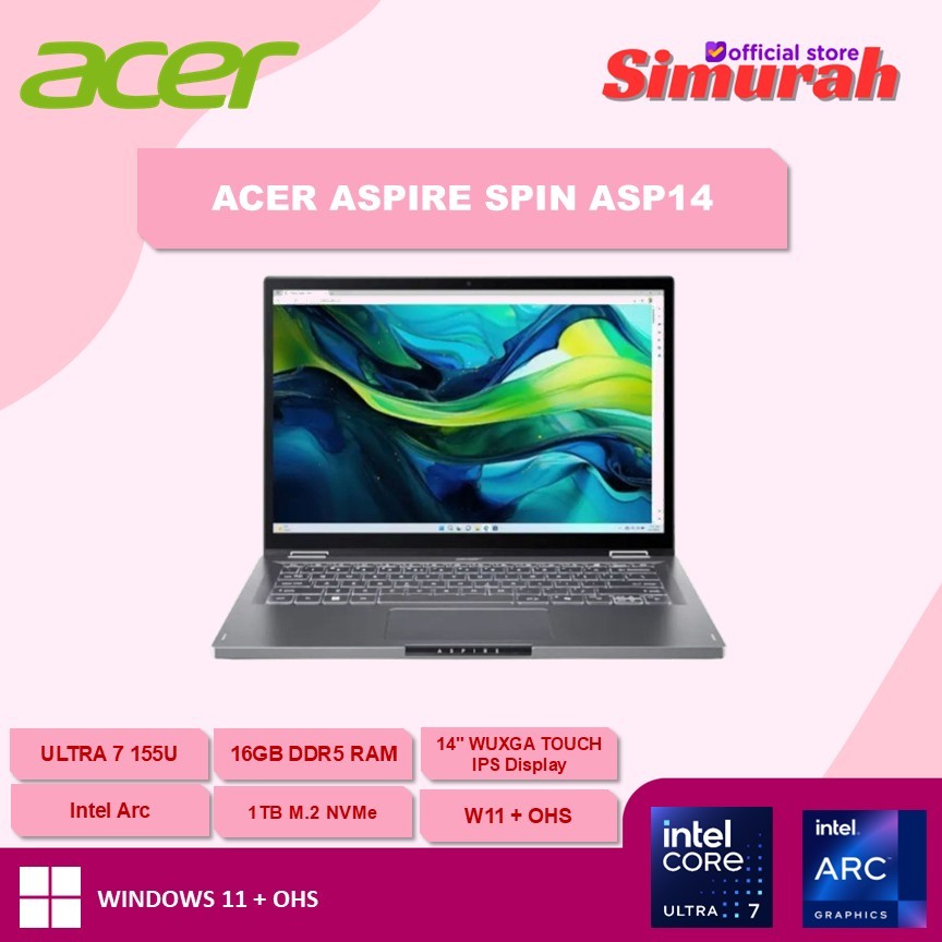 ACER ASPIRE SPIN ASP14 TOUCH