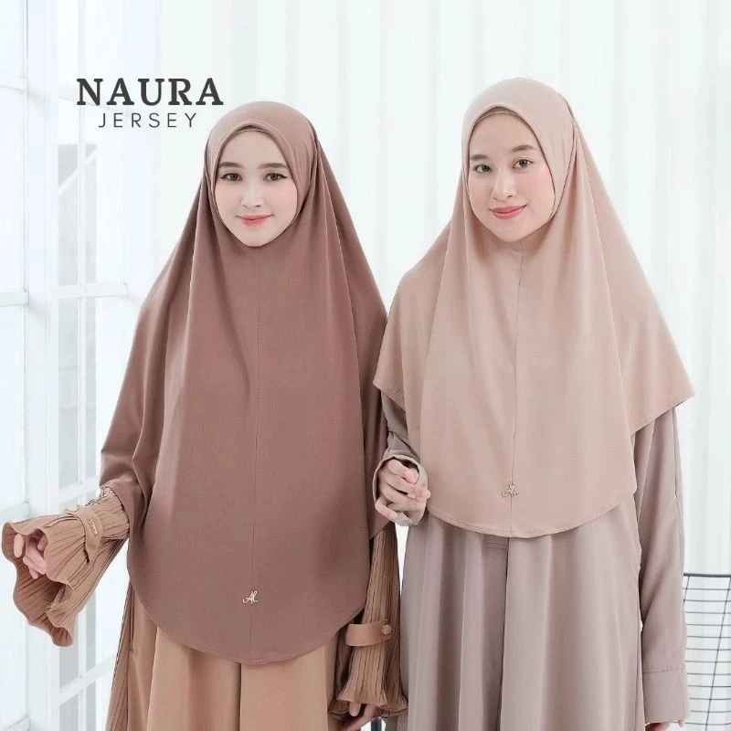 Albata Hijab - Naura Instant - Bergo Jersey- Hijab Instant Jersey - Jilbab Instan Terlaris
