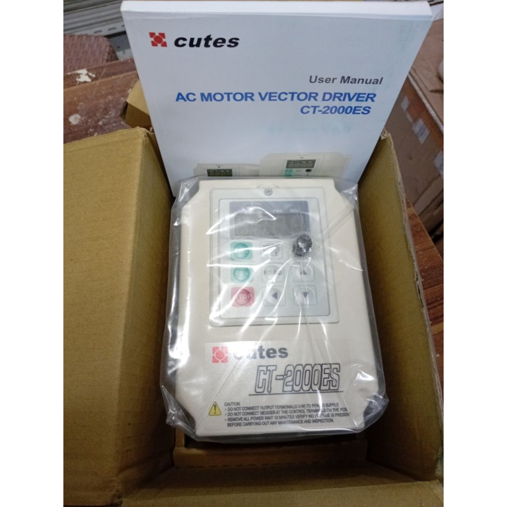 INVERTER CUTES CT-2002ES-A75 0,75KW 1HP 220V BARANG ORIGINAL