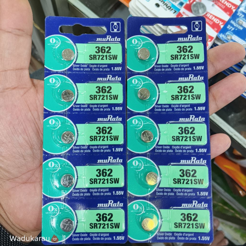 Baterai Jam Tangan Murata SR721SW 721 362 Original