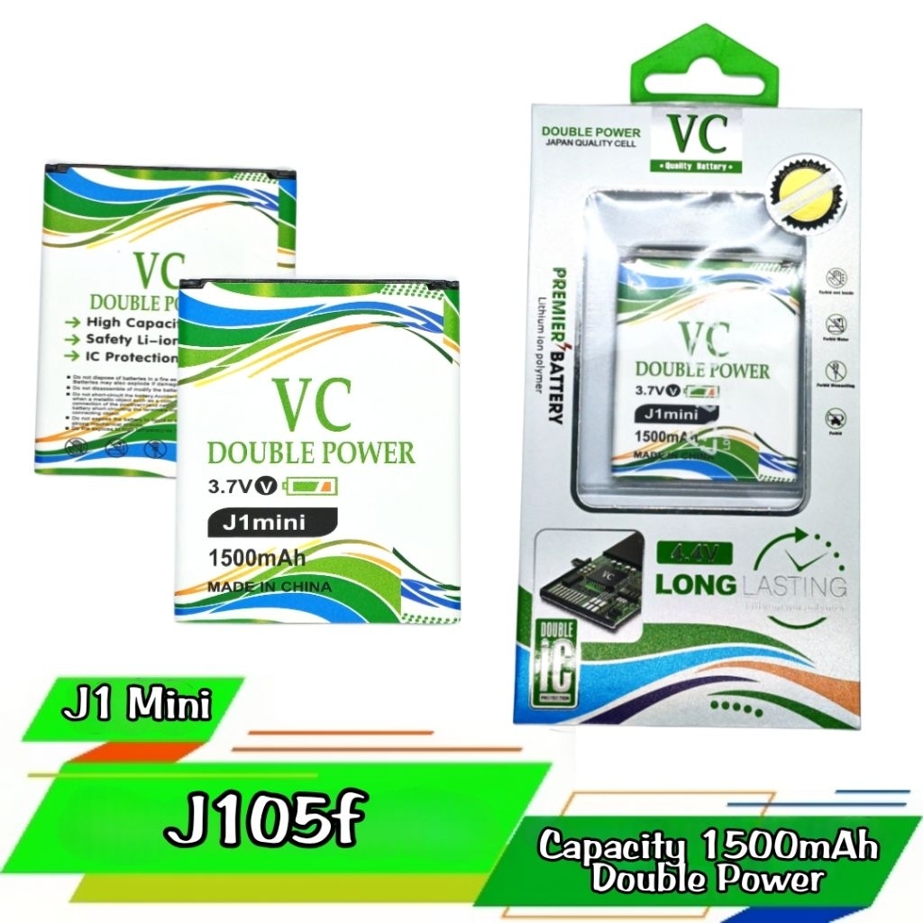 Baterai VC Double Power J1 MINI battery batre